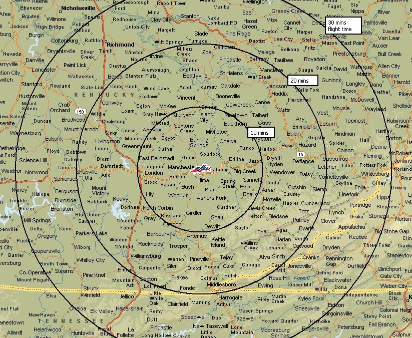 >Air Evac Lifeteam 109 Areas Served