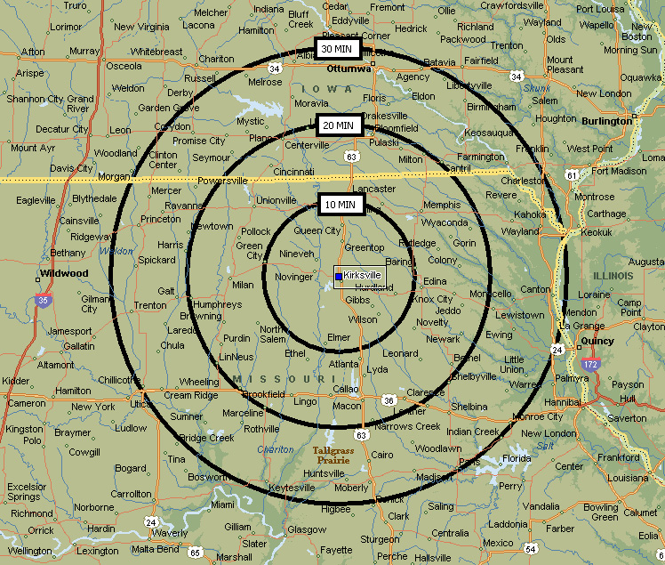 >Air Evac Lifeteam 38/MU 4 Areas Served