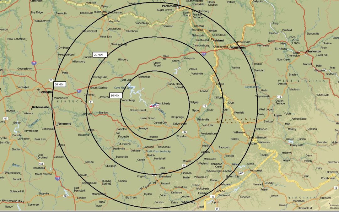 >Air Evac Lifeteam 118 Areas Served