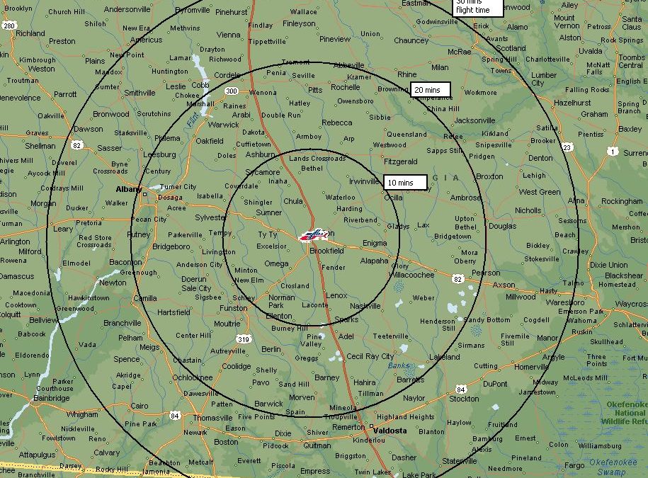 >Air Evac Lifeteam 142 Areas Served