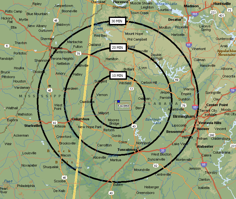 >Air Evac Lifeteam 45 Areas Served