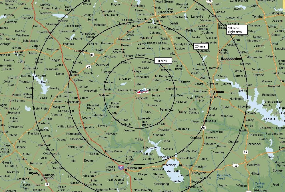 >Houston County Air Rescue / Air Evac Lifeteam 127 Areas Served