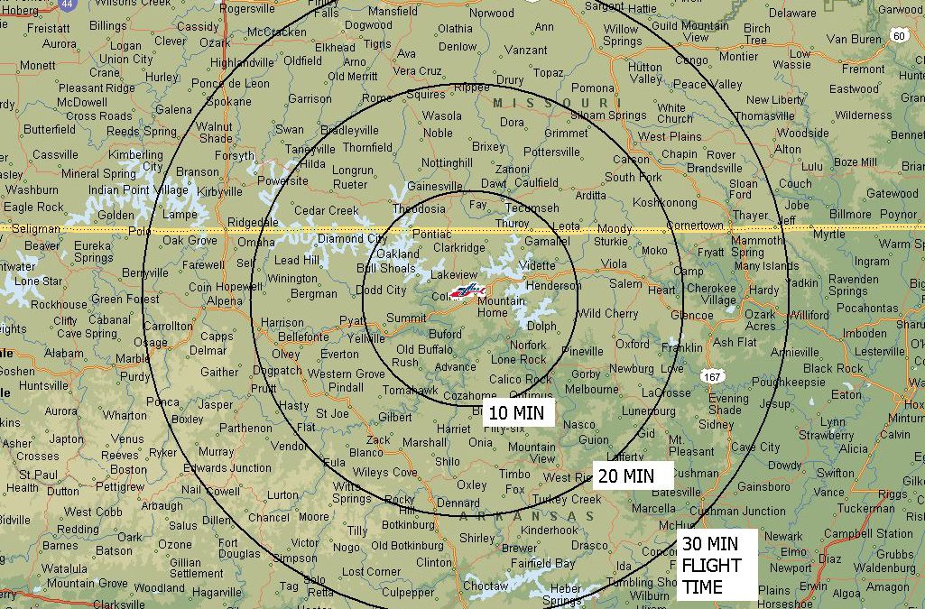 >Air Evac Lifeteam 12 Areas Served
