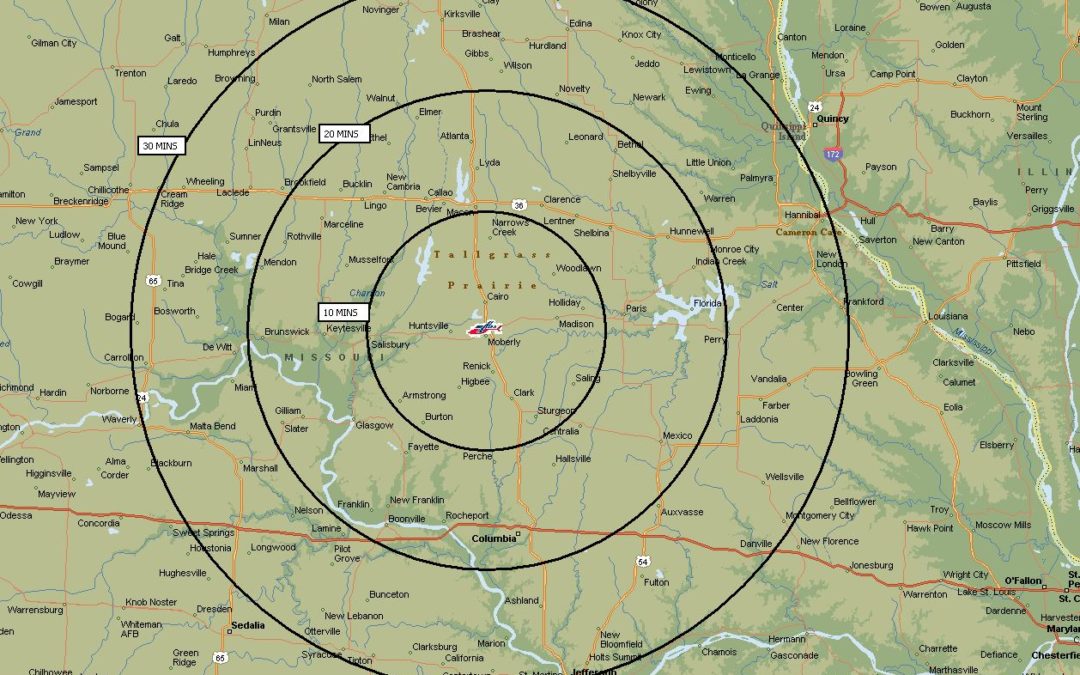 >Air Evac Lifeteam 119/MU 1 Areas Served