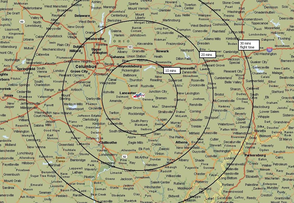 >Air Evac Lifeteam 101 Areas Served
